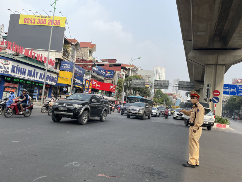 Từ 25/2: Tổ chức lại giao thông nút giao Lê Trọng Tấn-Quang Trung-Văn Khê -0