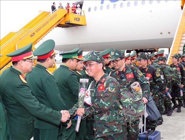 Vietnamese military rescue team completes mission in Turkey, arrives home -0