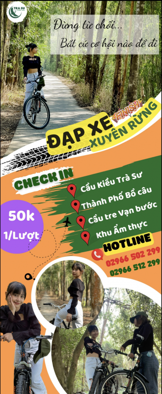 Đạp xe xuyên rừng – Trải nghiệm lối sống xanh tại Trà Sư -0