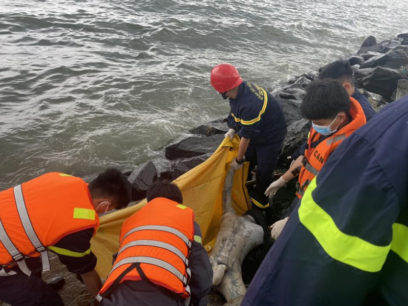 Phát hiện thi thể nam thanh niên trôi dạt vào ghềnh đá -0