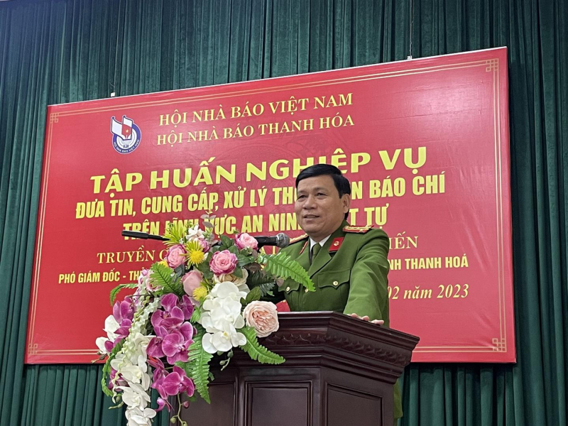 Tập huấn nghiệp vụ đưa tin báo chí trong lĩnh vực ANTT -0