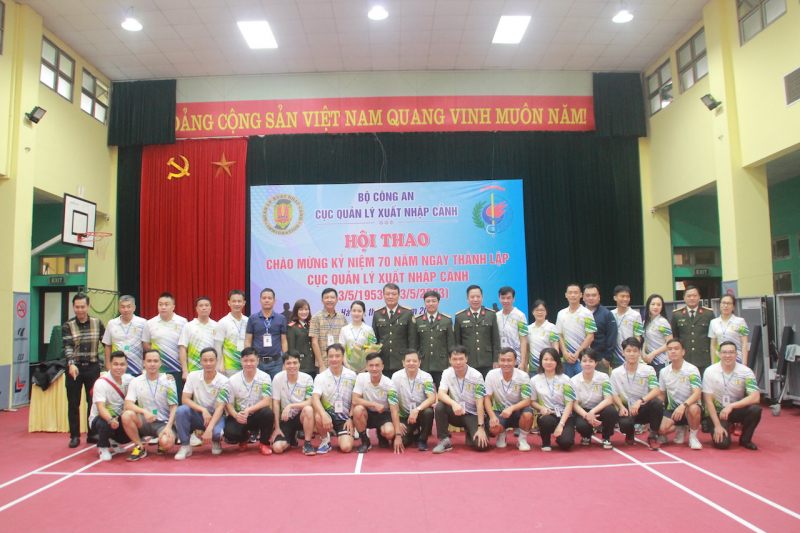 Khai mạc Hội thao chào mừng kỷ niệm 70 năm Ngày thành lập Cục Quản lý xuất nhập cảnh  -1