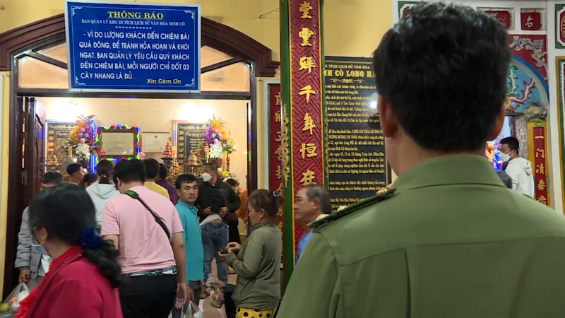 Đảm bảo tốt an ninh trật tự tại Lễ hội Dinh Cô Long Hải -0