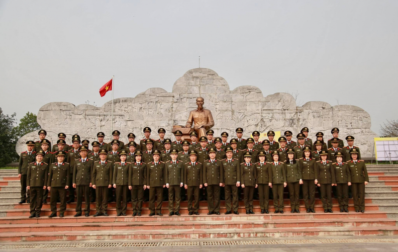 Trường Cao đẳng ANND I báo công dâng Bác tại Khu lưu niệm 6 điều Bác Hồ dạy CAND -0