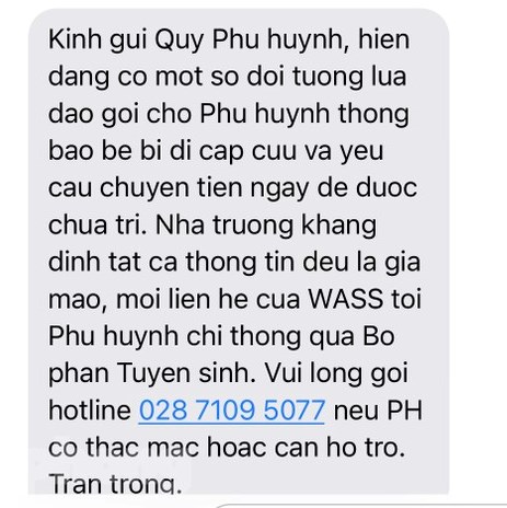 Thêm nhiều trường hợp bị lừa chuyển tiền sau khi nhận thông báo “con bị chấn thương sọ não” -0