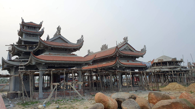 Thu hồi hàng nghìn mét vuông đất trồng lúa giao cho cá nhân xây dựng khu lăng mộ khủng -0