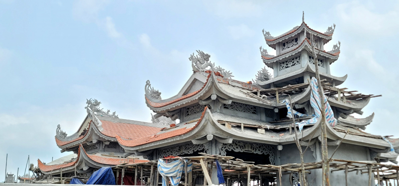 Thu hồi hàng nghìn mét vuông đất trồng lúa giao cho cá nhân xây dựng khu lăng mộ khủng -0