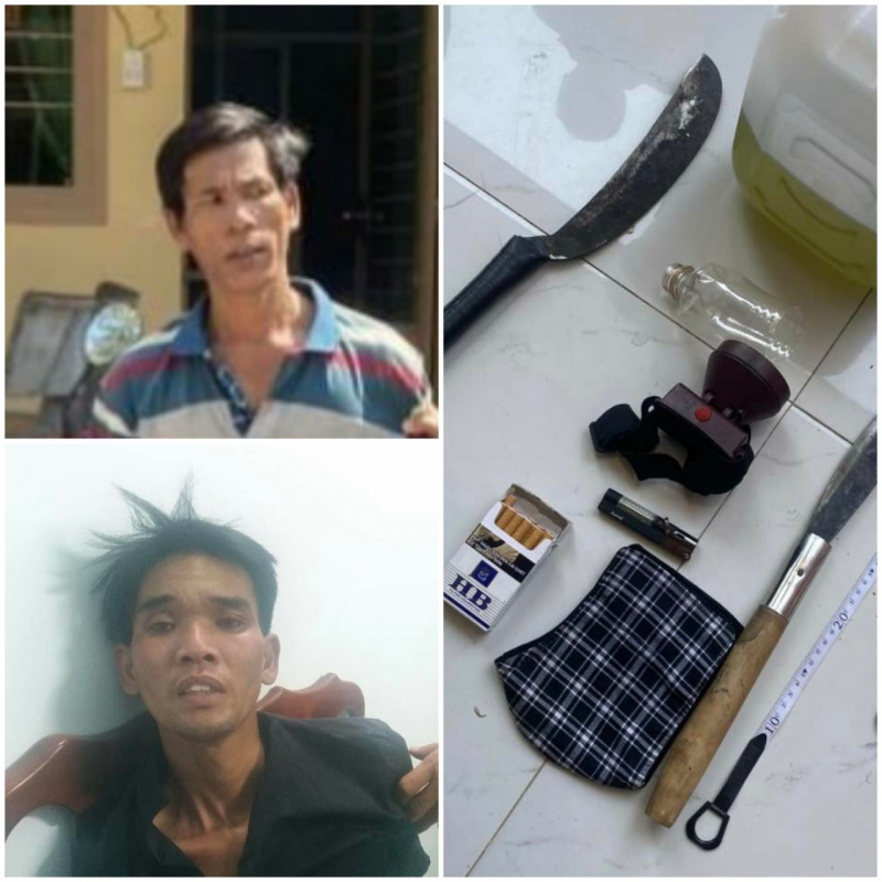 Bắt giữ hai tên trộm dùng hung khí chống trả Công an -0