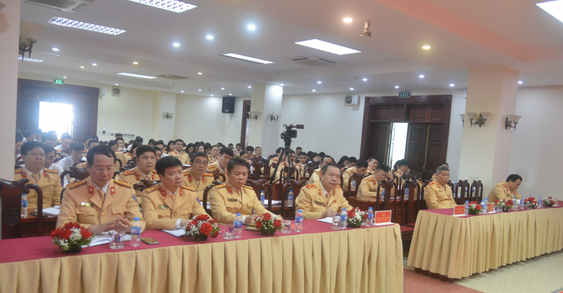 CSGT sinh hoạt chính trị kỷ niệm 75 năm Ngày Bác Hồ nêu Sáu điều dạy CAND -0