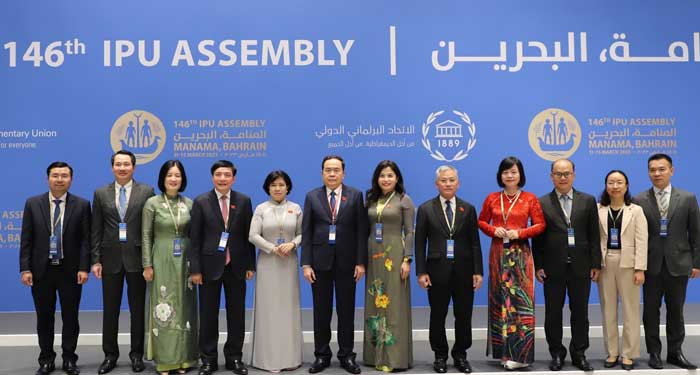 Đoàn đại biểu Quốc hội Việt Nam tham dự Đại hội đồng IPU-146 -0