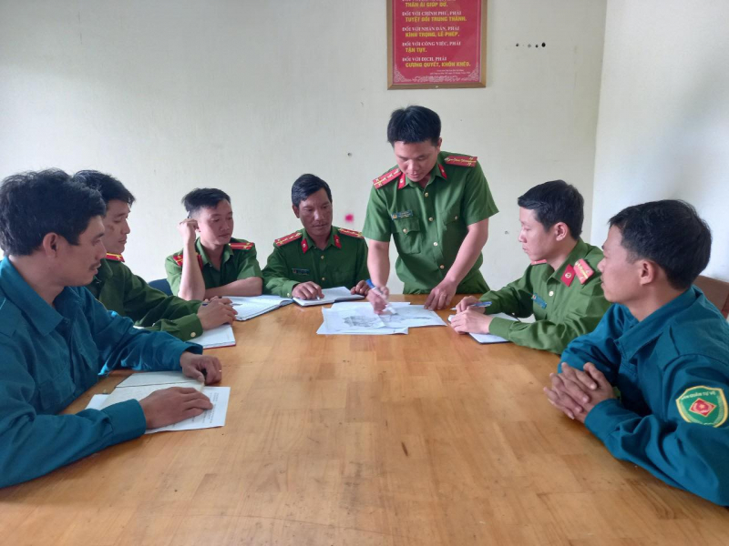 Công an xã Xuân Quang 3 - điển hình học tập và làm theo lời Bác dạy -0