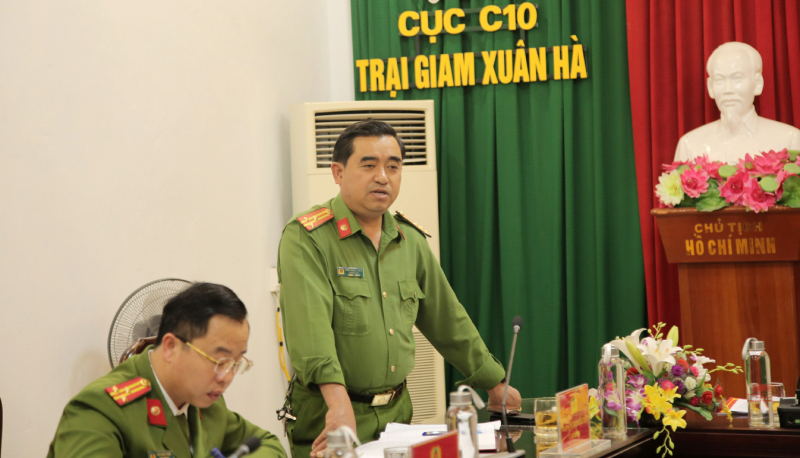 Trại giam Xuân Hà triển khai Chỉ thị số 17 gắn với thực hiện nhiệm vụ chính trị -0