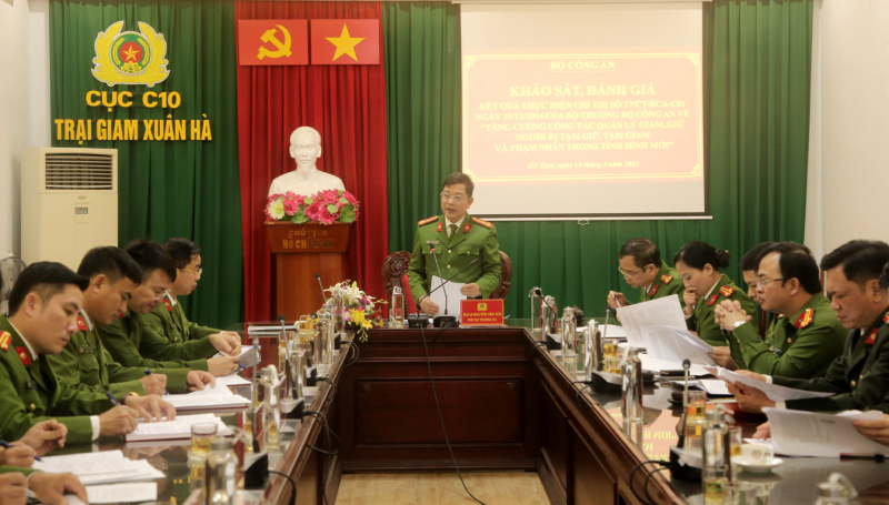 Trại giam Xuân Hà triển khai Chỉ thị số 17 gắn với thực hiện nhiệm vụ chính trị -0