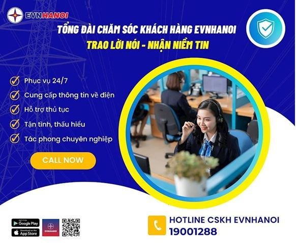Trung tâm CSKH EVNHANOI - “Cầu nối” giữa khách hàng với ngành điện -0