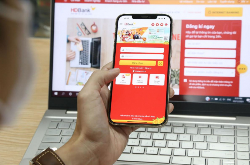 Tính năng “1 chạm” nâng cấp độ cho App HDBank -0