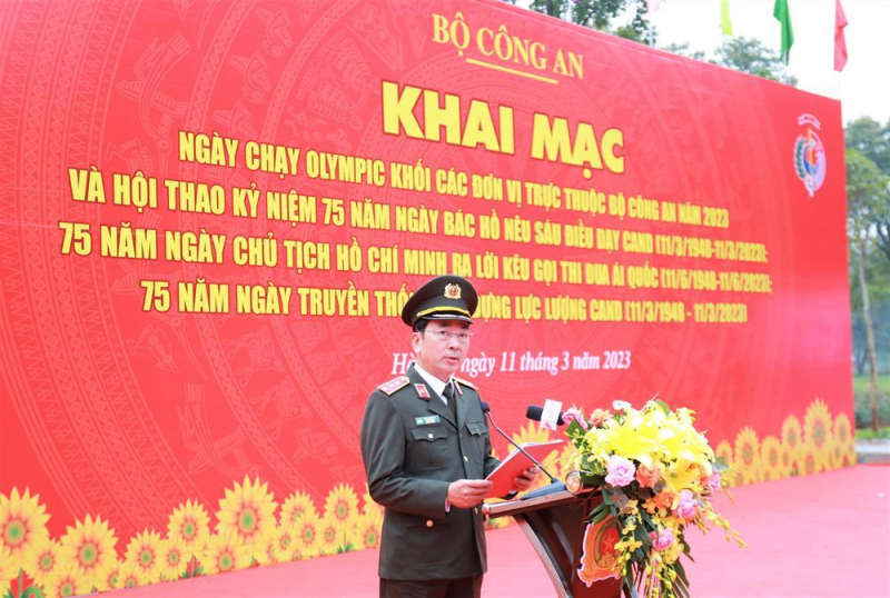 Ministry of Public Security holds Running Day -0