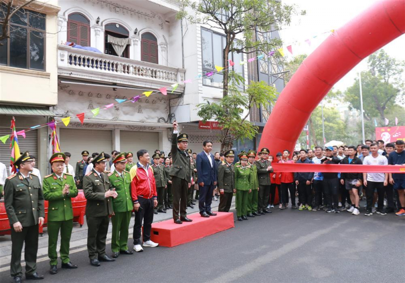 Ministry of Public Security holds Running Day -0