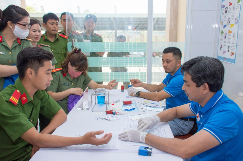 Công an tỉnh Bà Rịa-Vũng Tàu tham gia Ngày hội “Hiến máu tình nguyện” -0