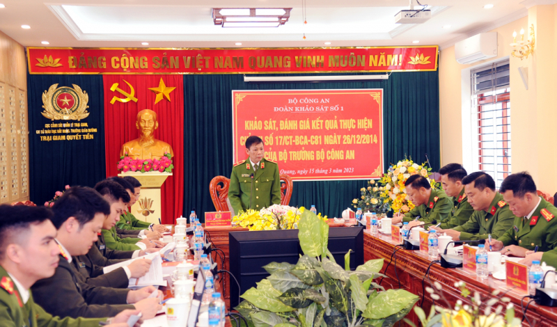 Tăng cường công tác quản lý giam, giữ trong tình hình mới -0