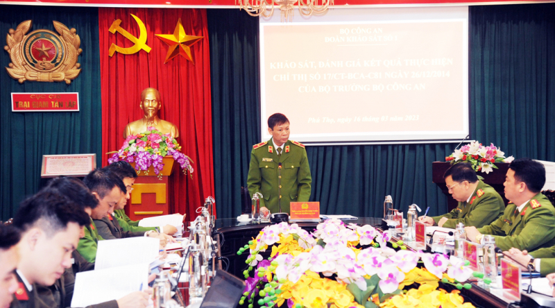 Kiểm tra công tác giam giữ, cải tạo phạm nhân tại Trại giam Tân Lập -0