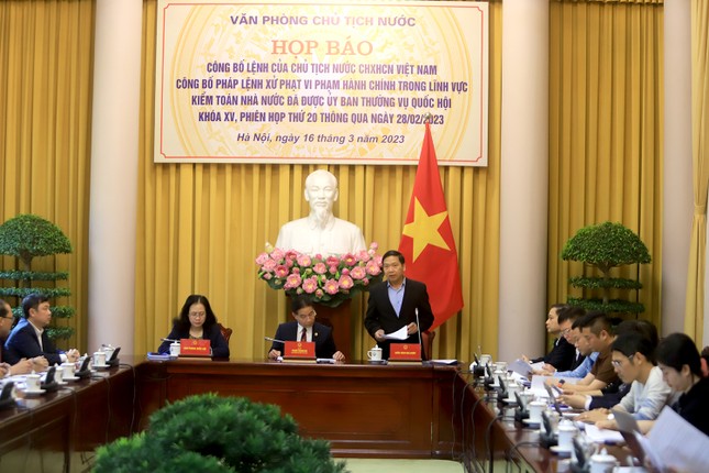 Công bố Pháp lệnh Xử phạt vi phạm hành chính trong lĩnh vực kiểm toán nhà nước -0