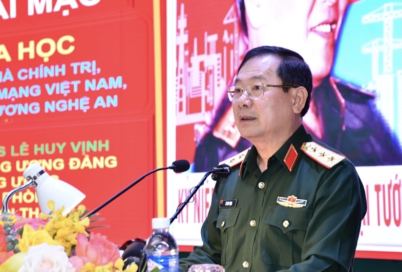 Hội thảo khoa học “Đại tướng Chu Huy Mân - Nhà chính trị, quân sự xuất sắc của cách mạng Việt Nam, người con ưu tú của quê hương Nghệ An” -0