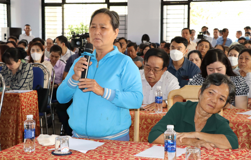 Đối thoại với 750 hộ dân trong dự án 2 tuyến đường kết nối vào sân bay Long Thành  -0