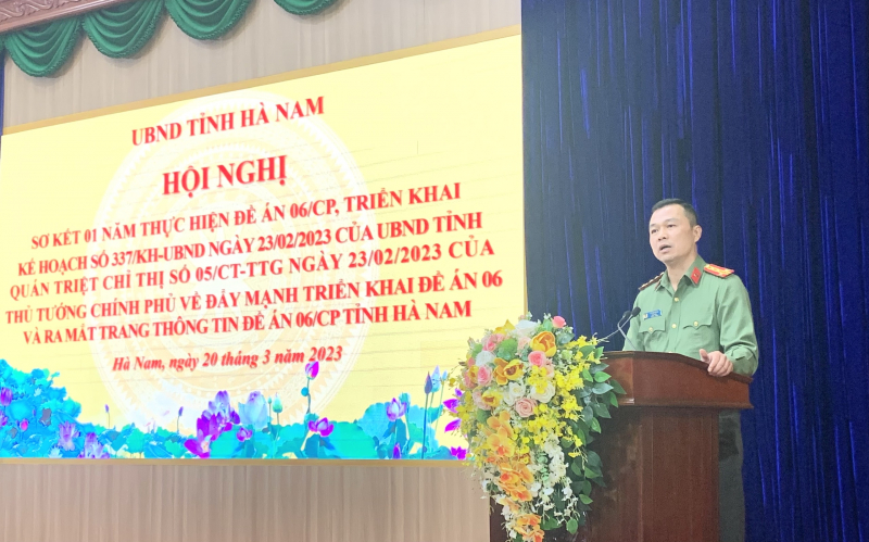 Nhiều kết quả nổi bật trong triển khai thực hiện Đề án 06 Chính phủ ở Hà Nam -0