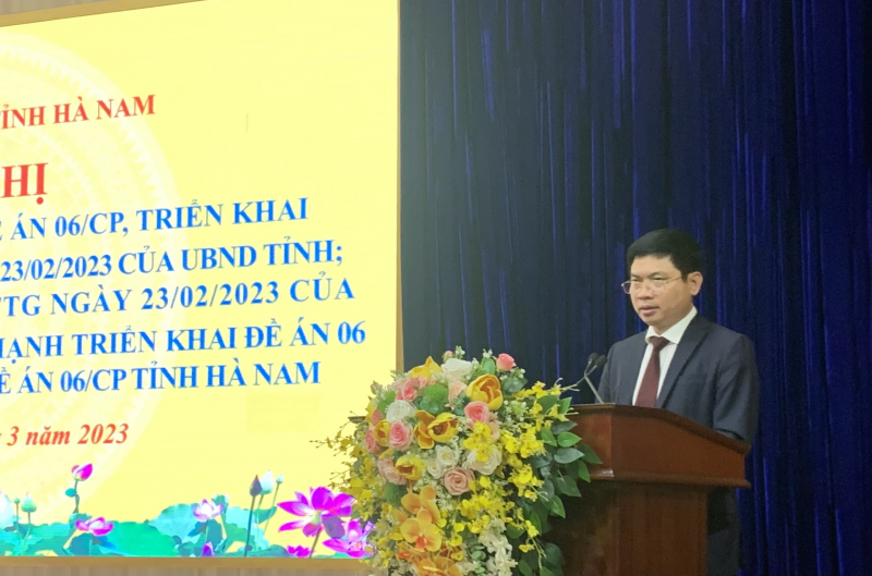 Nhiều kết quả nổi bật trong triển khai thực hiện Đề án 06 Chính phủ ở Hà Nam -0