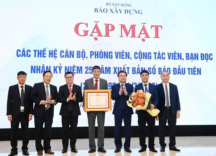 Báo Xây dựng kỷ niệm 25 năm xuất bản số báo đầu tiên -0
