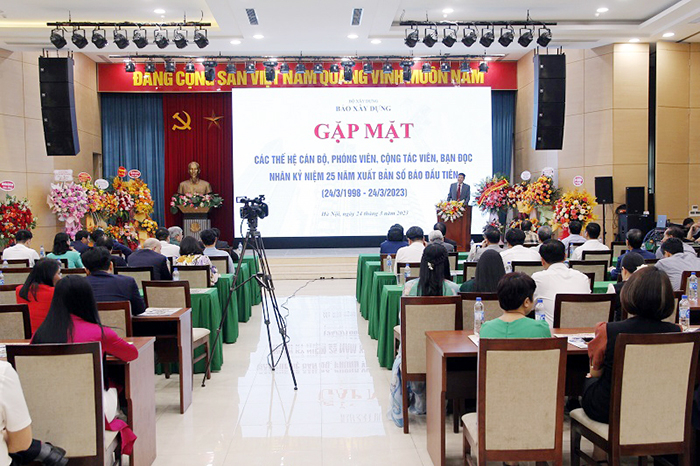 Báo Xây dựng kỷ niệm 25 năm xuất bản số báo đầu tiên -0