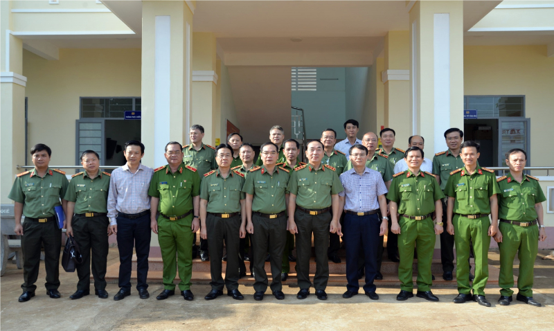 Thứ trưởng Trần Quốc Tỏ làm việc tại Công an tỉnh Gia Lai -0