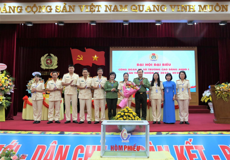 Trường Cao đẳng ANND I tổ chức Đại hội đại biểu Công đoàn cơ sở nhiệm kỳ 2023-2028 -0