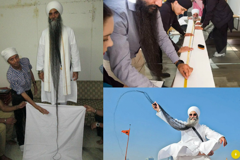 Người có bộ râu dài nhất thế giới -0