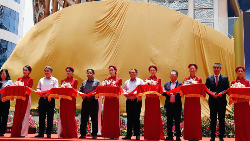 Thủ tướng Phạm Minh Chính dự lễ khánh thành Nhà hát Đó tại Khánh Hòa -0