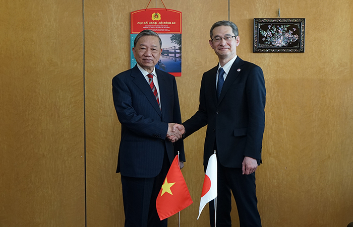 Thắt chặt quan hệ hợp tác giữa Bộ Công an và các cơ quan thực thi pháp luật Nhật Bản -0