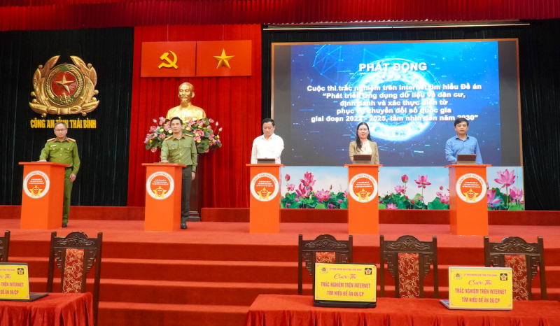 Tỉnh Thái Bình phát động cuộc thi tìm hiểu về Đề án 06 -0