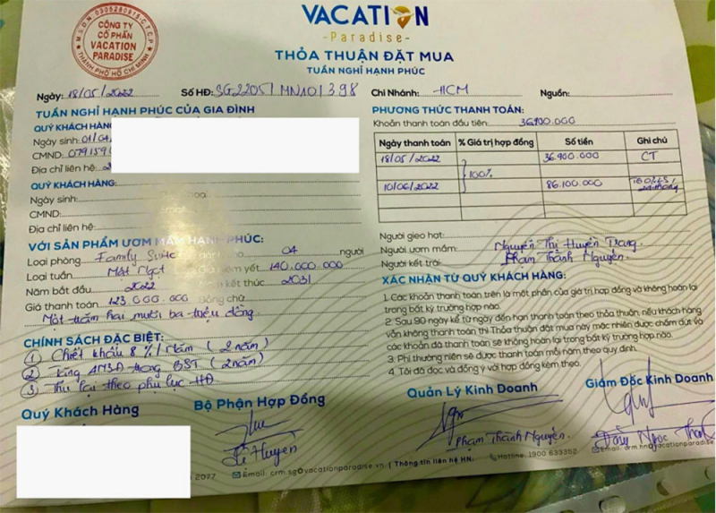 Nhiều người “ngậm trái đắng” vì mua gói “sở hữu kỳ nghỉ cao cấp” -0