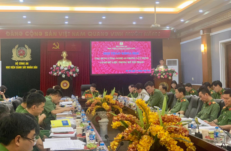 Đẩy mạnh ứng dụng công nghệ 4.0 trong xây dựng cơ sở dữ liệu thống kê tội phạm -0