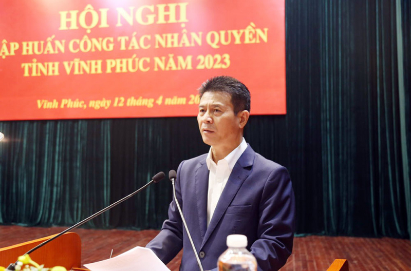 Vĩnh phúc tổ chức tập huấn công tác nhân quyền năm 2023 -0