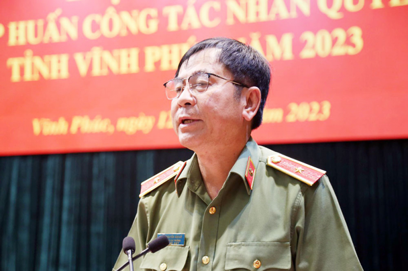 Vĩnh phúc tổ chức tập huấn công tác nhân quyền năm 2023 -0