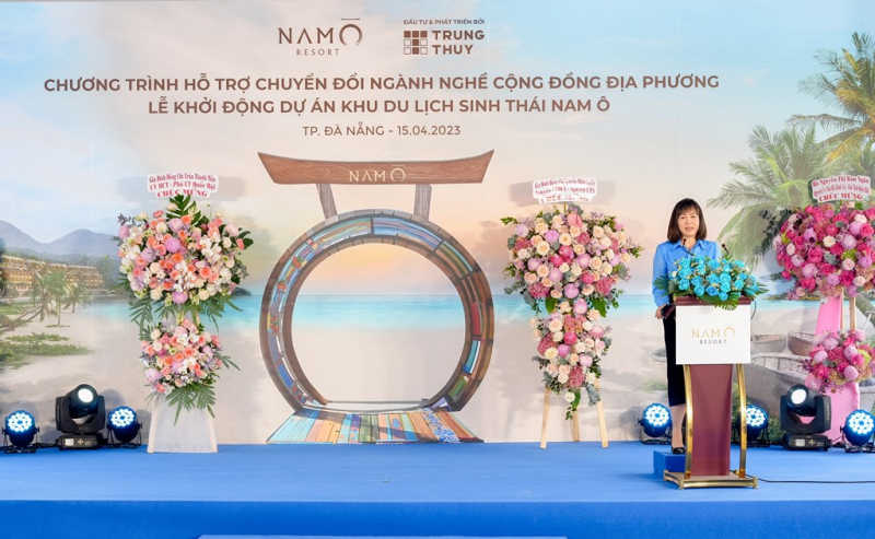 Khởi động dự án khu du lịch sinh thái Nam Ô và công bố chương trình hỗ trợ chuyển đổi ngành nghề cộng đồng địa phương -3