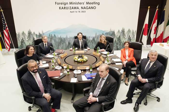 Ngoại trưởng các nước G7 thảo luận nhiều vấn đề nóng toàn cầu -0