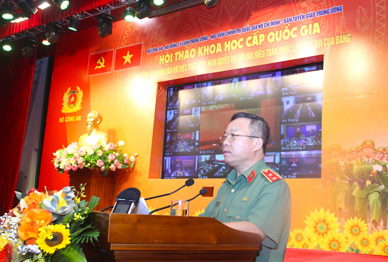 Đánh giá kết quả lực lượng CAND đạt được trong gần nửa nhiệm kỳ thực hiện Nghị quyết Đại hội XIII của Đảng -0
