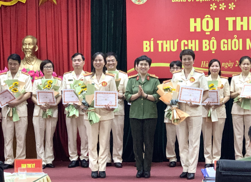 Hội thi Bí thư chi bộ giỏi năm 2023 của Đảng bộ Bệnh viện Y học cổ truyền Bộ Công an -0