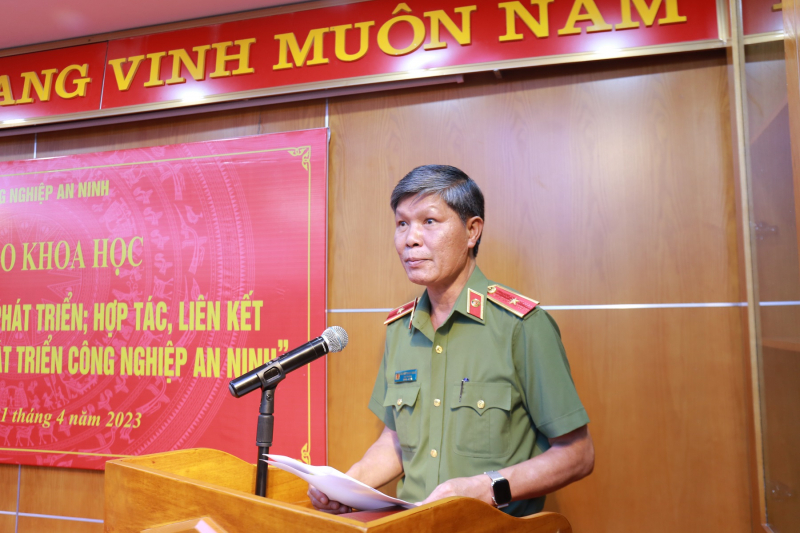 Hội thảo khoa học về công tác quy hoạch đẩy mạnh phát triển công nghiệp an ninh -0