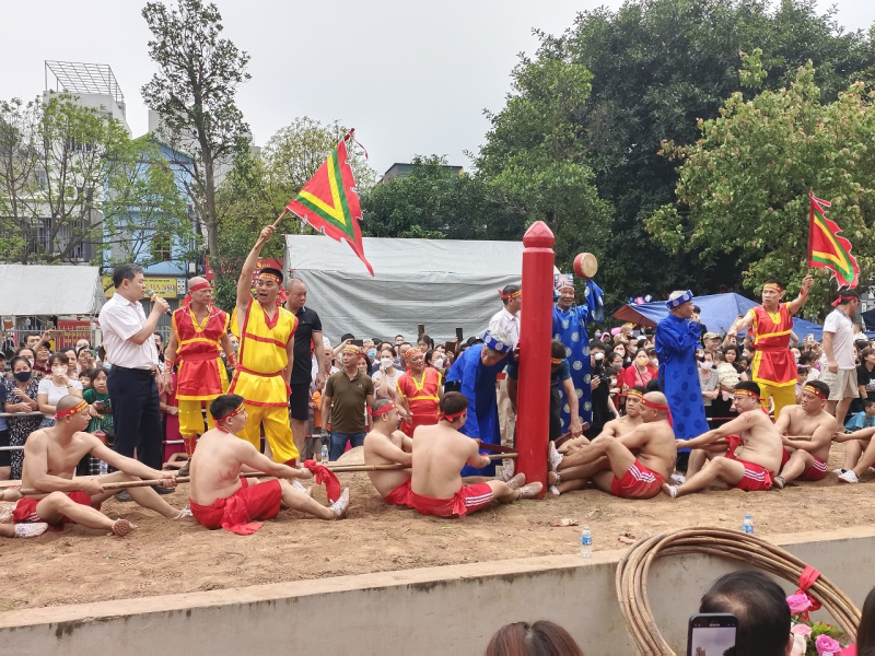 Tưng bừng “Kéo co ngồi” - Di sản văn hóa phi vật thể đại diện nhân loại -0