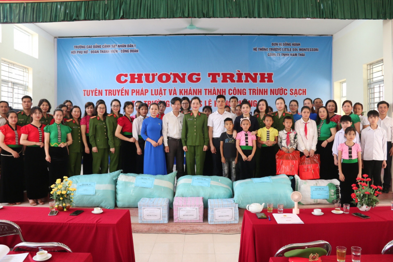 Trường Cao đẳng CSND I mang nước sạch về cho học sinh các bản vùng sâu Yên Bái -0