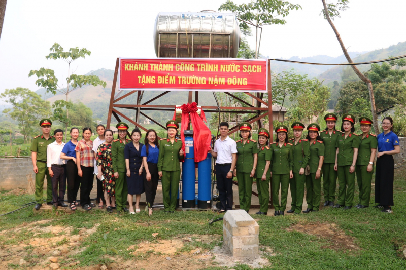Trường Cao đẳng CSND I mang nước sạch về cho học sinh các bản vùng sâu Yên Bái -0