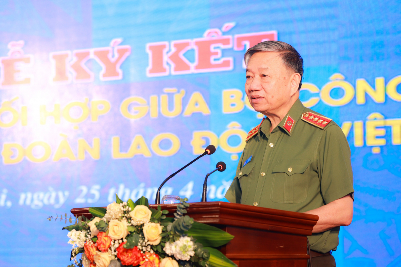 Bộ Công an và Tổng Liên đoàn Lao động Việt Nam ký quy chế phối hợp nhiều mặt công tác -0